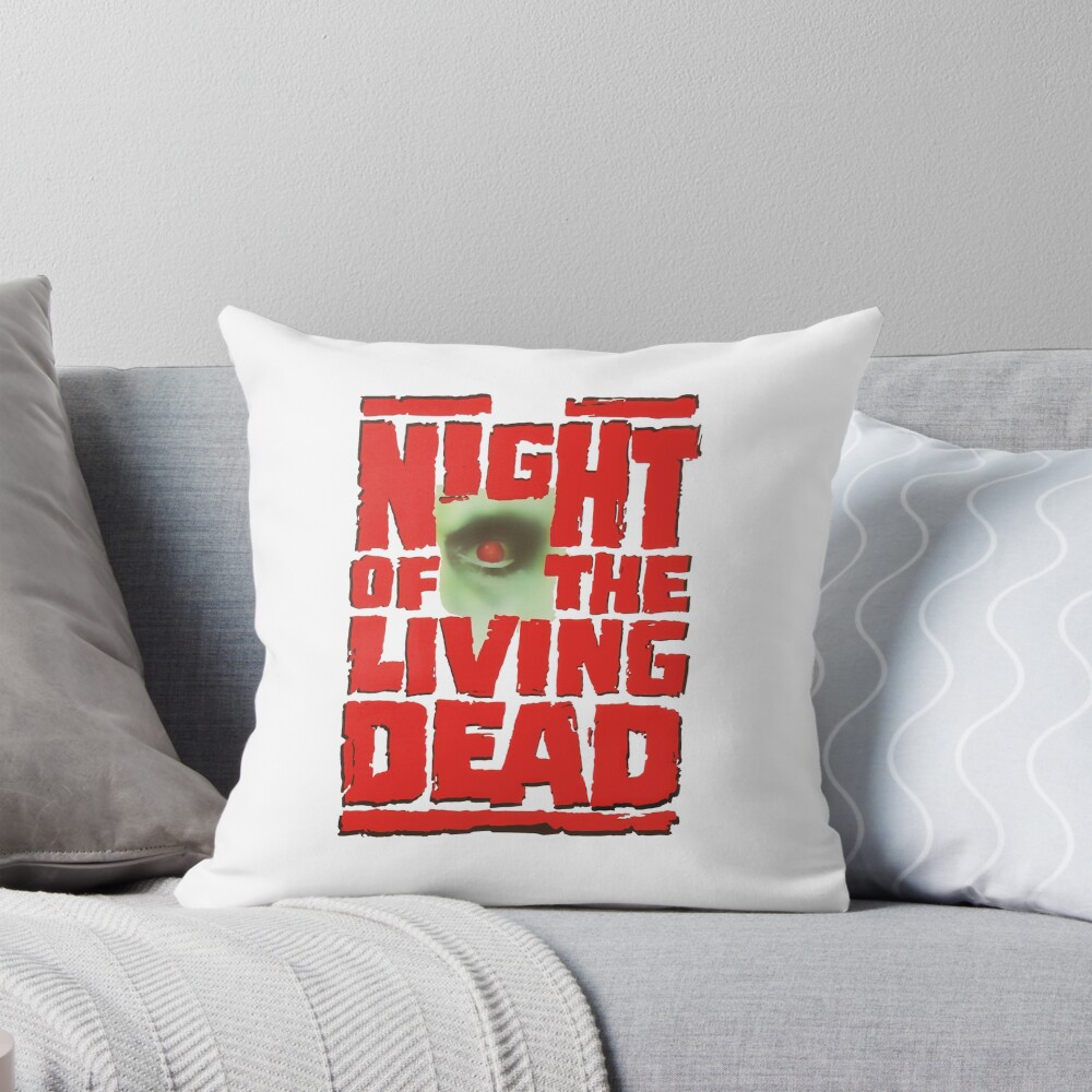Night Of The Living Dead Hot Movie Throw Pillow